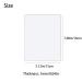 DARENYI 10 Pcs Clear Acrylic Sheet Plexiglass Clear Plastic Sheet 1mm Transparent Acrylic for Drawing  Printing  Craft DIY  Picture Frame etc(18 x 13cm) 7.08 x 5.12in x 1mm Clear 10 - Buy Online on SooperMarket.com
