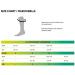 CEP Nighttech Calf Sleeve 2.0 | Reflective Women's Compression Leg Gums | Medi Size LV Black/Green Socks for Ultimate Calf Support - Buy Online on SooperMarket.com