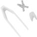 Plated English Letter X Teeth Brace Metal Fashionable Teeth Decoration Jewelry for Party (Silver Color) - Buy Online on SooperMarket.com