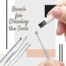 Medical Grade Stainless Steel Ear Wax Removal Kit with Spring Ear Wax Cleaner Tool Set in Black - Includes Storage Box - Clinically Innovative Spiral Ear Wax Remover - Buy Online on SooperMarket.com