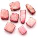 100g Natural Polished Rose Quartz Gravel Rhodonite Tumbled Stone for Decoration - Buy Online on SooperMarket.com