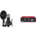 RÃ˜DE NT1 Signature Series Condenser Microphone with SM6 Shockmount and Pop Filter - Black & Focusrite Scarlett Solo 3rd Gen USB Audio Interface