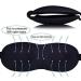 3D Natural Sleep Mask - Portable Eye Shade Cover for Travel - Soft Blindfold for Men and Women - Sapphire Blue - 1 Count - Buy Online on SooperMarket.com