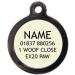 PS Pet Tags - Cat ID Tags - SuperCat Design - Zinc Alloy Metal - Small (24mm) Personalised On Reverse - Cat Name Address Identity Tag - Made in UK - Buy Online on SooperMarket.com