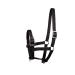 HORZE Adjustable Horse Halter for Foals, Colts, Fillies, Miniature Horses Black Foal