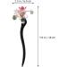 minkissy Hair Stick Wood Chinese Hair Chopsticks Vintage Flower Hairpin Chignon Pin Hair Accessories for Women Lady - Buy Online on SooperMarket.com