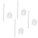Zetiling 30Pcs Bottle Pump Head ABS Refill Pump Head Transfer Tool Suitable for Lotion Oil Liquid Soap Makeup Remover and More Including 30pcs ABS Material