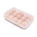 OSALADI 15 Eggs Egg Holder Tray Egg Holder Basket Egg Holder for Fridge Egg Storer Container Box Egg Tray White Medium