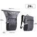 Rhinowalk Waterproof Bike Pannier Backpack - Gray | Convertible 2-in-1 Saddle Bag & Shoulder Bag | Professional Cycling Accessories - Buy Online on SooperMarket.com