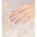 DANNI & TONI Semi Cured Nail Wraps - Aglaia Salon-Quality Gel Nail Stickers Set with Light Pink Tips - 28 Self-Adhesive Strips for Manicure - Buy Online on SooperMarket.com