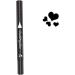 Eyeliner Stamp 2 in 1 Double-Head Waterproof Liquid Eyeliner Pen Make-Up Tool Black Heart Liquid Eyeliner - Buy Online on SooperMarket.com
