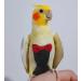 Kuso parrotwindle reusable washing diapers flight suit dress kimono clothing for birds wave sittich parche nymphensittich conure kakadu african aras (small black) small black