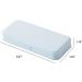 Multi Functional Waterproof Pencil Case Doraking Brief PP Plastic Frosted Pen Pencil Stationery Bag Pencil Case Students Stationery for Pens Pencils Markers (Grey) - Buy Online on SooperMarket.com