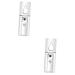 HAPINARY 2pcs Facial Spray Mist Mini Face Humidifier Hydrating Sprayer for Eyelash Extensions White