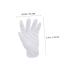 Healeved 48 Pairs White Cotton Gloves Jewelry Touching Gloves Key Hider Outdoor Washable Cotton Gloves Utility Work Gloves Mittens Tires Elastic Gloves Miss Wen Wan Labor Protection Cotton - Buy Online on SooperMarket.com