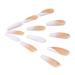 Handcess White Gradient Coffin French False Nails | Shiny Long Press-On Ballerina Acrylic Nails - 24PCS for Women & Girls - Buy Online on SooperMarket.com