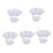 Beavorty 5pcs 5 Wax Paper Tool Face White Nonwoven Cleaning Wax