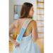 Unknown Cotton Massage Sponge | Peeling Back Strap - 8x70 cm for Soothing Exfoliation | International Shipping - Buy Online on SooperMarket.com