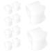 Toe Separators Bunion Corrector Relieve Pain Reduce Calluses Washable Curved Shape for Overlapping Toes