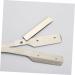 WOONEKY 2pcs Barber Shaving Tools Set - Stainless Steel Straight Razor & Mustache Scissors | Old Fashioned Yangjiang Manual Shaver - Buy Online on SooperMarket.com