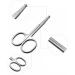 Professional Stainless Steel Hair Trimming Scissors - Safe Eyebrow Eyelash Nose Ear & Mustache Grooming Tools for Precision Trimming - Buy Online on SooperMarket.com