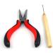 Accessotech Pliers & Pulling Hook for Hair Extensions | Silicone Micro Rings - Optimized for Easy Installation - Buy Online on SooperMarket.com