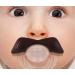 5starwarehouse Baby-Schnuller mit Schnurrbartapplikation