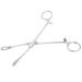 Stainless steel around mouth close and professional sponge tweezers made of surgical steel upper lip navel nose tongue septum sponge tweezers