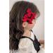 Red Bow Hair Clips for Little Girls - Cute Accessories (2pcs) - Buy Online on SooperMarket.com