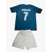 Nihmex Ronaldo Madrid Nostalgie Blue #7 Jersey - Limited Edition Football Kit for Kids (4-5 Years) | New Season Shorts & Socks - Buy Online on SooperMarket.com