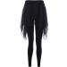 Skirted Leggings for Women Stretchy Yoga Pants with Chiffon Skirt for Ballet Dance | Medium Size - Buy Online on SooperMarket.com