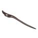 1PC Wooden Hair Stick Vintage Japanese Hair Chopstick Ethnic Ebony Bun Chignon Holders Black 18cm