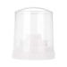 Nail Drill Bit Holder Organizer Nail Drill Display Storage Box with 48 Holes Nail Drill Stand Holder for Manicure Grinding Head (White)