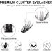 Fenshine Cluster Eyelash Extensions 240pcs - Natural False Eyelashes Mix 9-14mm - Soft Individual Lashes - Extension Kit with 20D/40D Curl - 0.07D - for Volume Lash Looks - Buy Online on SooperMarket.com