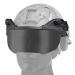 Can Be Quickly Connected to The Tactical Fast Helmet External Flip Goggles, Safety Goggles with 2-Color Lenses,Side ARC Rails