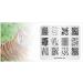 Animal Print Nail Art Stamper Plate - Leopard, Tiger, Cow, Zebra Patterns - FA005 - Buy Online on SooperMarket.com