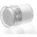 Furnido 2 Pack 1.7 oz Airless Pump Jars - Refillable Travel Lotion Containers for Skincare Cream - White - Buy Online on SooperMarket.com