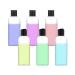 3.4 Oz Clear TSA Approved Travel Bottles - Set of 6 | Refillable Plastic Containers for Shampoo & Lotion - Buy Online on SooperMarket.com