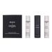 CHANEL Bleu De Eau De Parfum Travel Spray for Men 3 X 0.7 Oz 2.1 Fl Oz 3 pc set (purse spray)