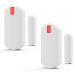 Window & Door Entry Sensor 2 PCS - Protection Compatible with YISEELE WiFi Home Security System (Work with YX-800)