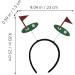 HOLIDYOYO Golf Ball Headband Sports Ball Head Bopper Game Day Sports Hairband Pompom Tiara Headband Hair Accessories for Women Girls Sports Party Favors - Buy Online on SooperMarket.com