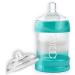 Bittylab Bare Air-Free 4oz Single. Anti-Reflux  Anti-Colic  Anti-Gas  Fuss or Sleep Troubles. 0-6 Months. Perfe-Latch for breastfed Babies & Easy-Latch for Bottle-fed Babies. Easy Instructions. 1 Count (Pack of 1)
