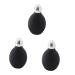 NOLITOY 3 Pcs Powder Sprayer Powder Spray Empty Hair Building Fibers Spray 11X5.8cmx3pcs Blackx3pcs