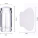 UUYYEO Transparent Silicone Nail Art Stamping Plates 2 Sets with Scraper | Nail Stamp & Manicure Decoration Tool - Buy Online on SooperMarket.com