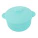 Beavorty Wachschmelzer Silicone bowl Waxing pot for legs Beauty shell made of silicone mini-make-up accessories cosmetic shell made of wood face bowl wood pebbles skin care 1 piece (1 Pack) green