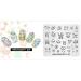 Alexnailart IM007 Nail Stamping Plate - Baby Toy Feeding Bottle Design for DIY Nail Art - Buy Online on SooperMarket.com
