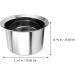 Chamber Pot Bedpan Stainless Steel Urine Pots Potty Urinal Urine Bucket Urinal Bottle for Kids Adults Camping Travel - Buy Online on SooperMarket.com