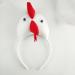 WRITWAA 1Pc Chicken Hair Hoop Easter Headbands Cartoon Rooster Hair Bands for Halloween Decorations Animals Ears Headdress Cute Headbands for Cosplay Party White - Buy Online on SooperMarket.com