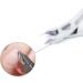 LUCANUS C type Cuticle Cutter Stainless Steel Cuticle Nippers with Hand-Sharpen Blades Cuticle Clippers for Nail Care Pedicure Manicure Nail Tools (Silver) - Buy Online on SooperMarket.com