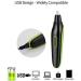 4-in-1 USB Rechargeable Nose Hair Trimmer for Men - Waterproof Ear & Eyebrow Clipper - Perfect for Travel & Family Use - Buy Online on SooperMarket.com